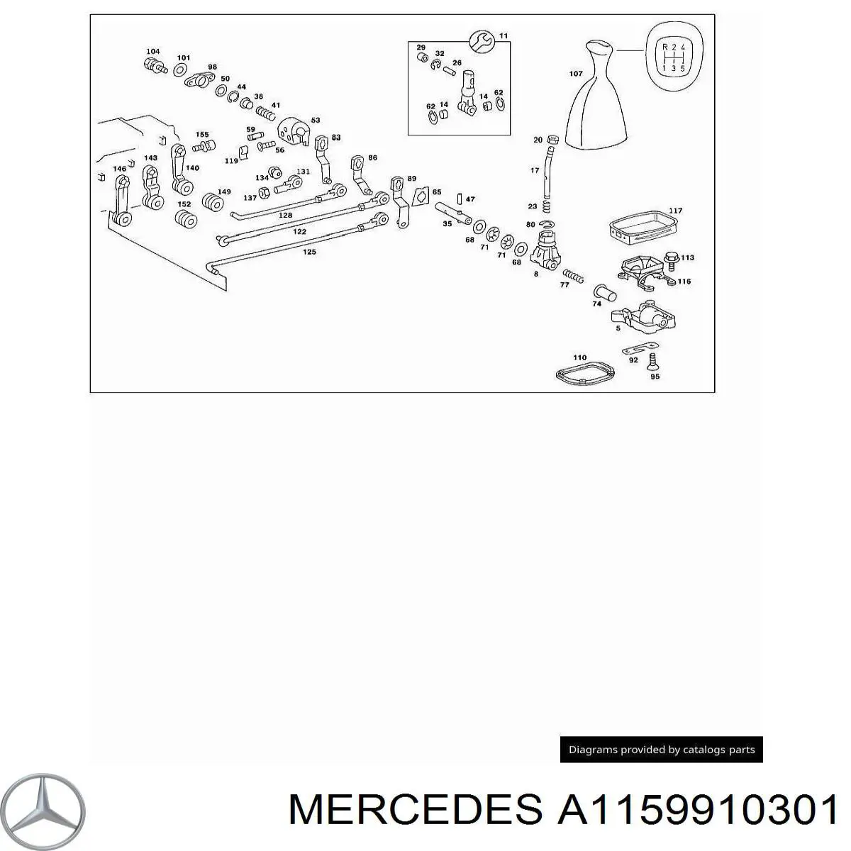 Mercedes A1159910301 preço, a partir de 3,38 USD