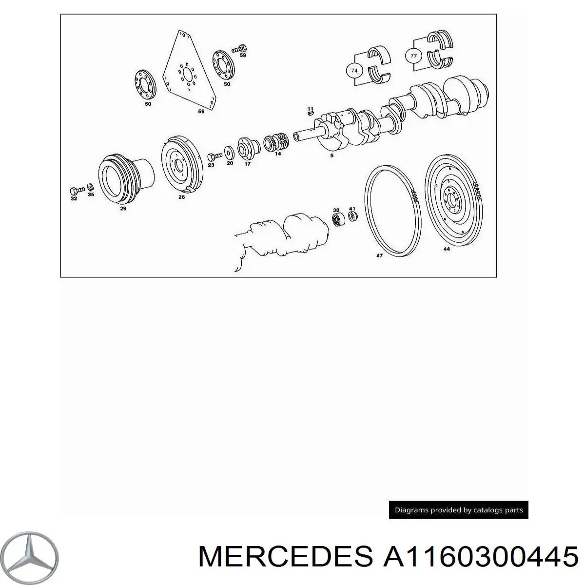 A1160300445 Mercedes 