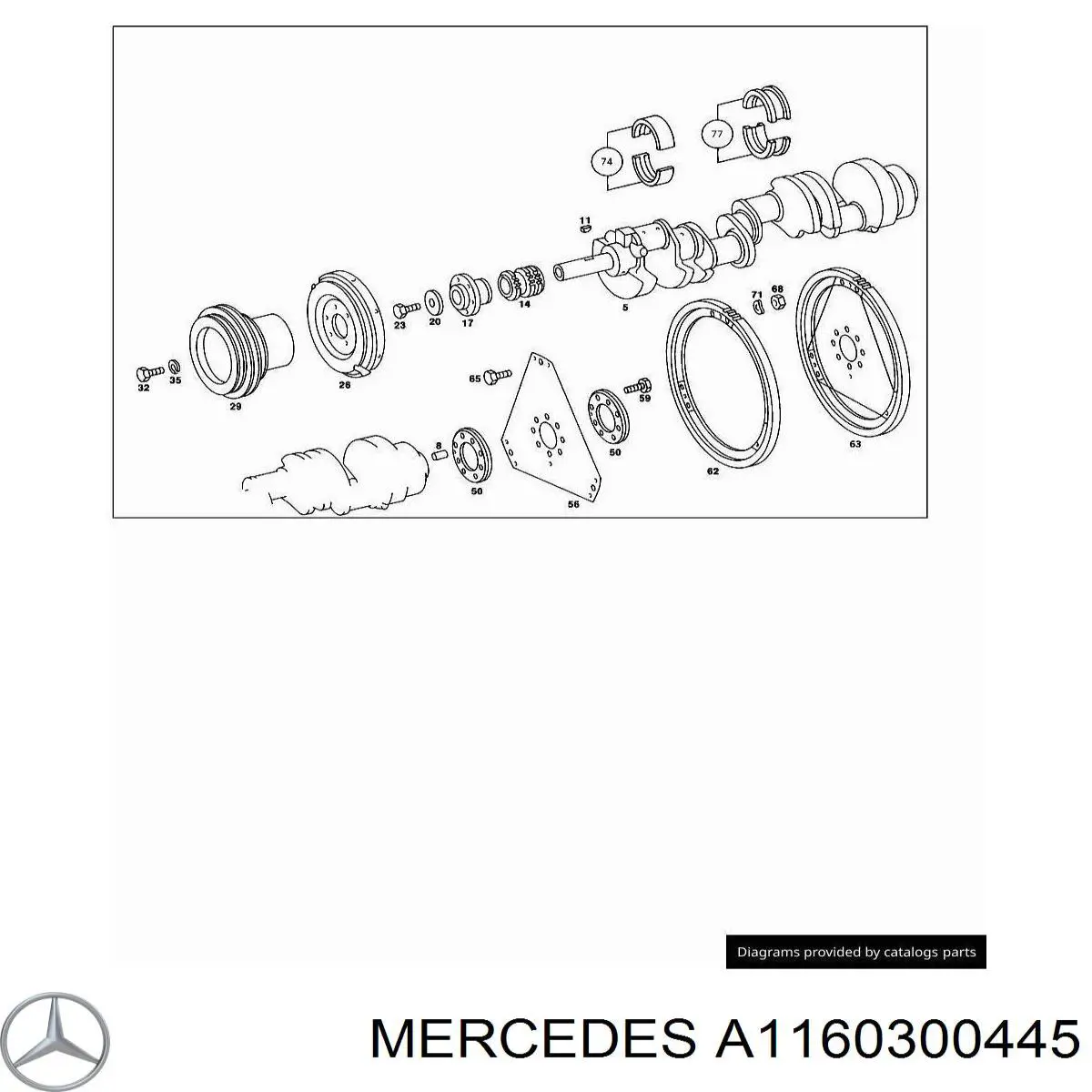  Mercedes A1160300445 preço, a partir de 165,05 USD