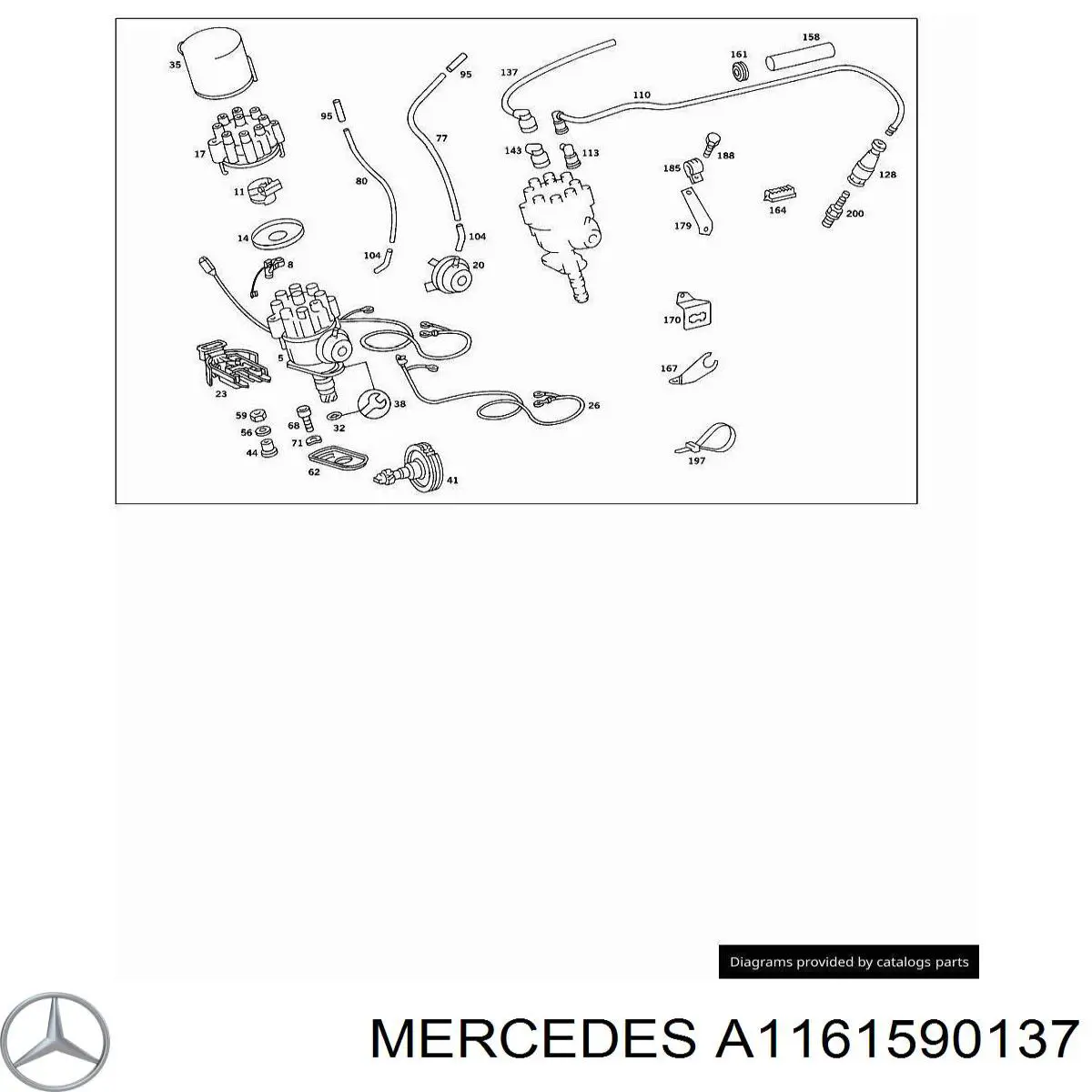  Mercedes A1161590137 preço, a partir de 12,49 USD