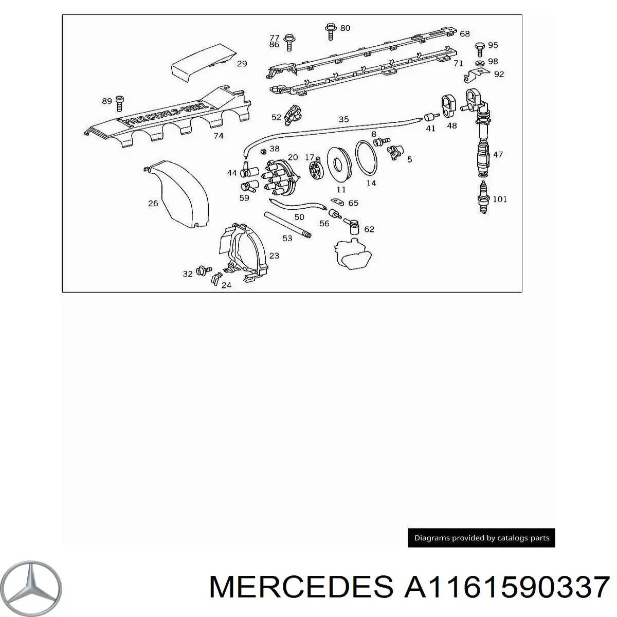  Mercedes A1161590337 preço, a partir de 11,36 USD