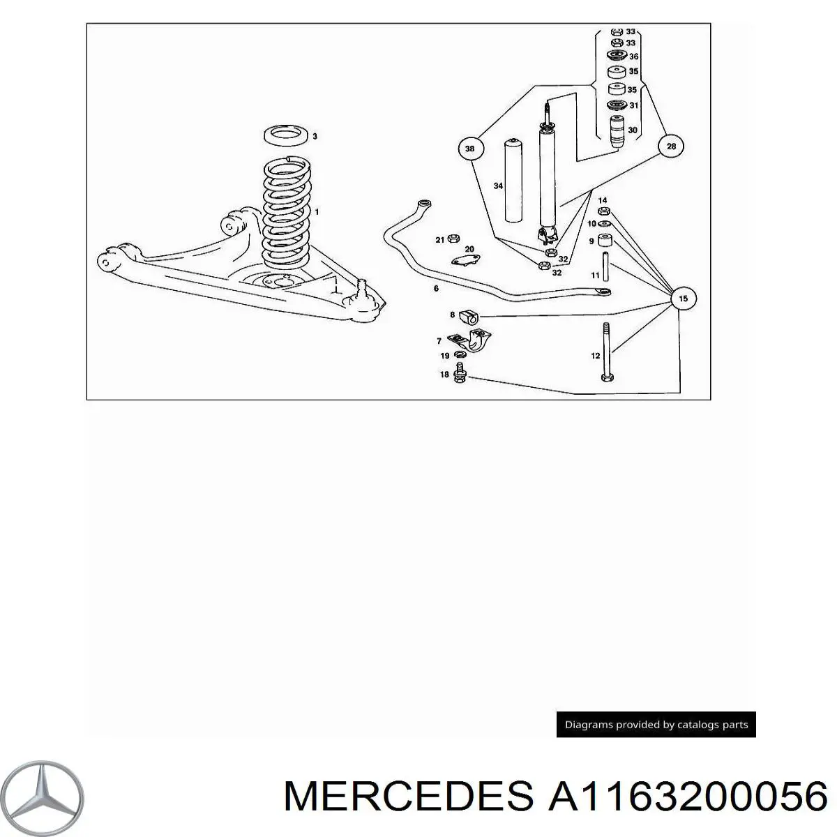 A1163200056 Mercedes 