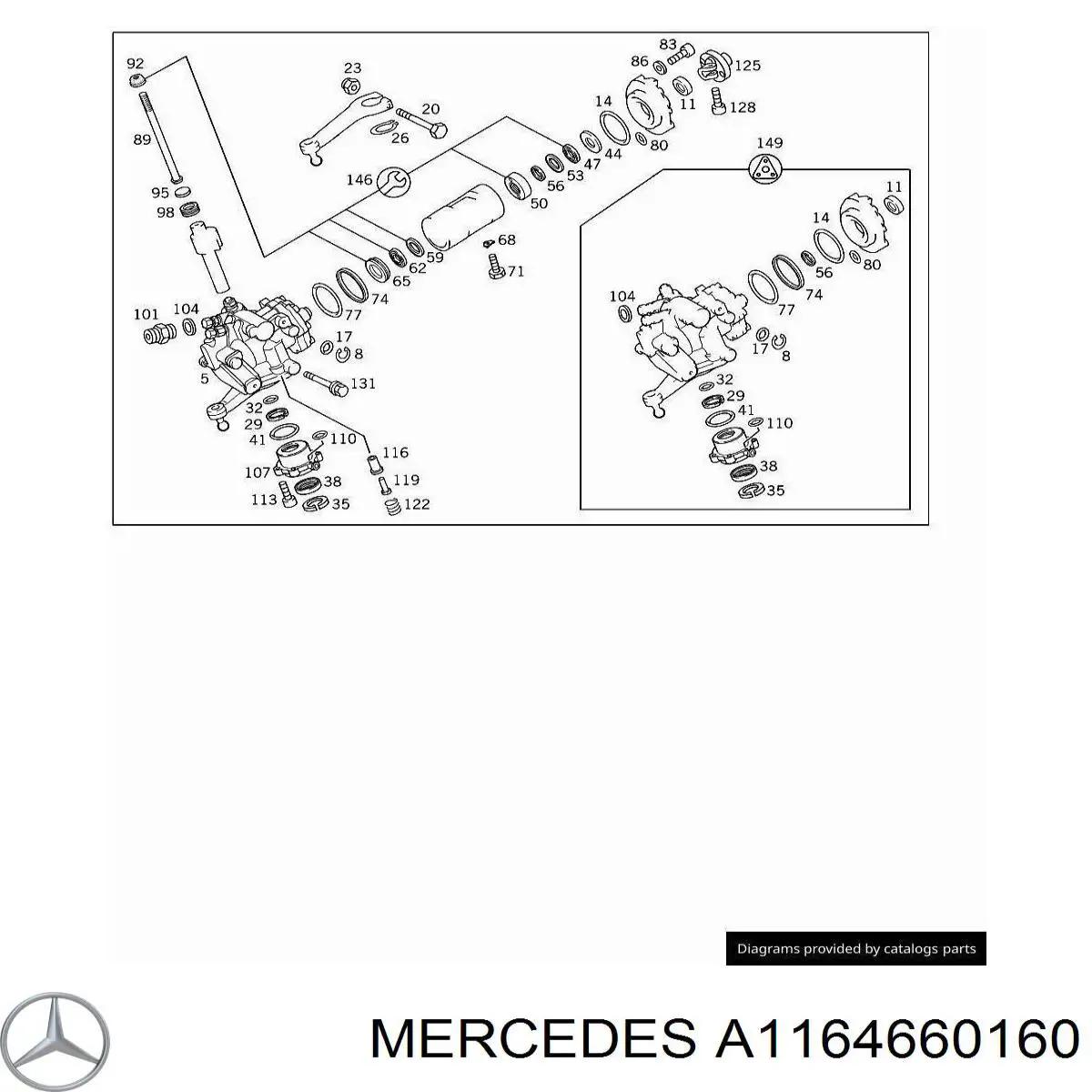  Mercedes A1164660160 preço, a partir de 9,16 USD