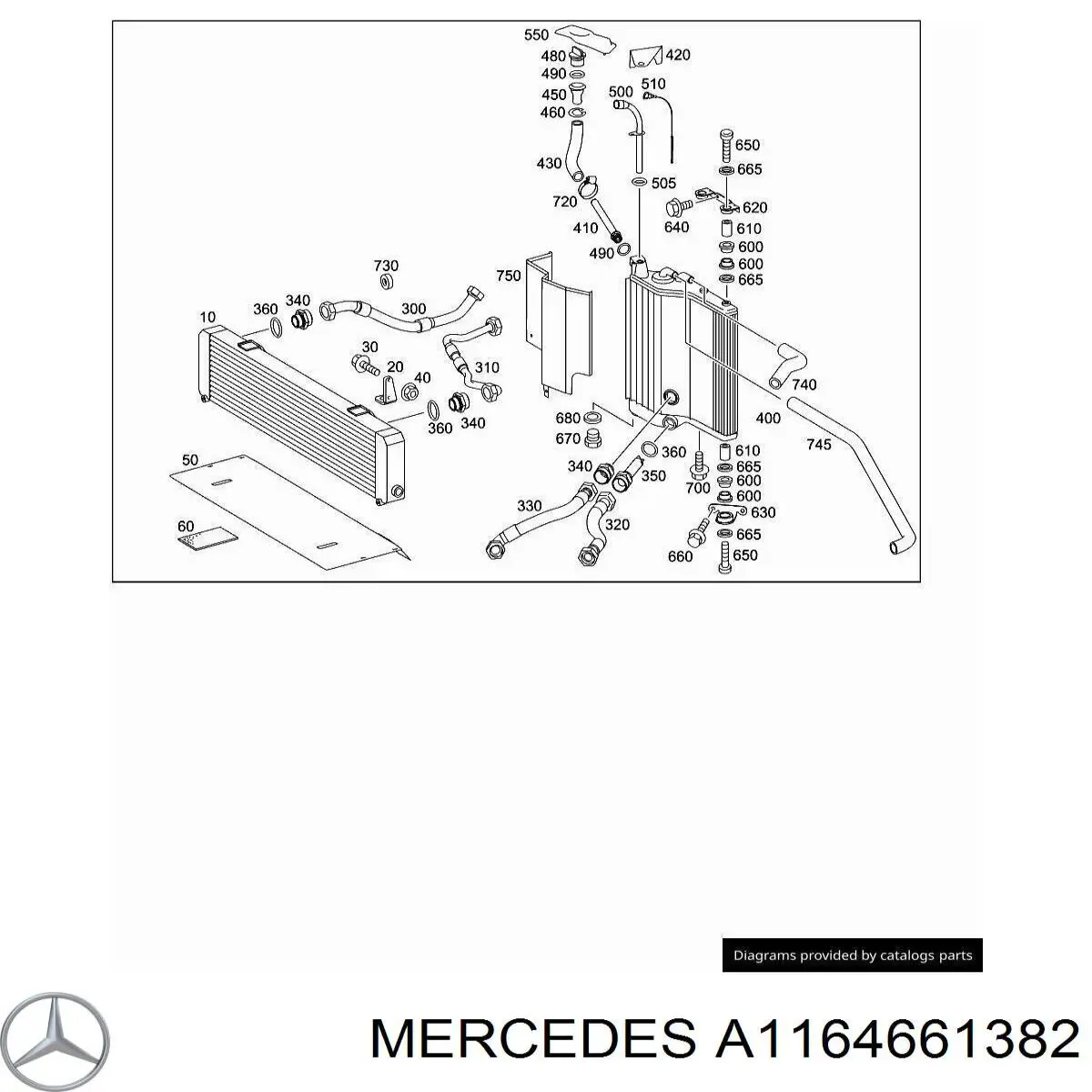  Mercedes A1164661382 preço, a partir de 8,91 USD