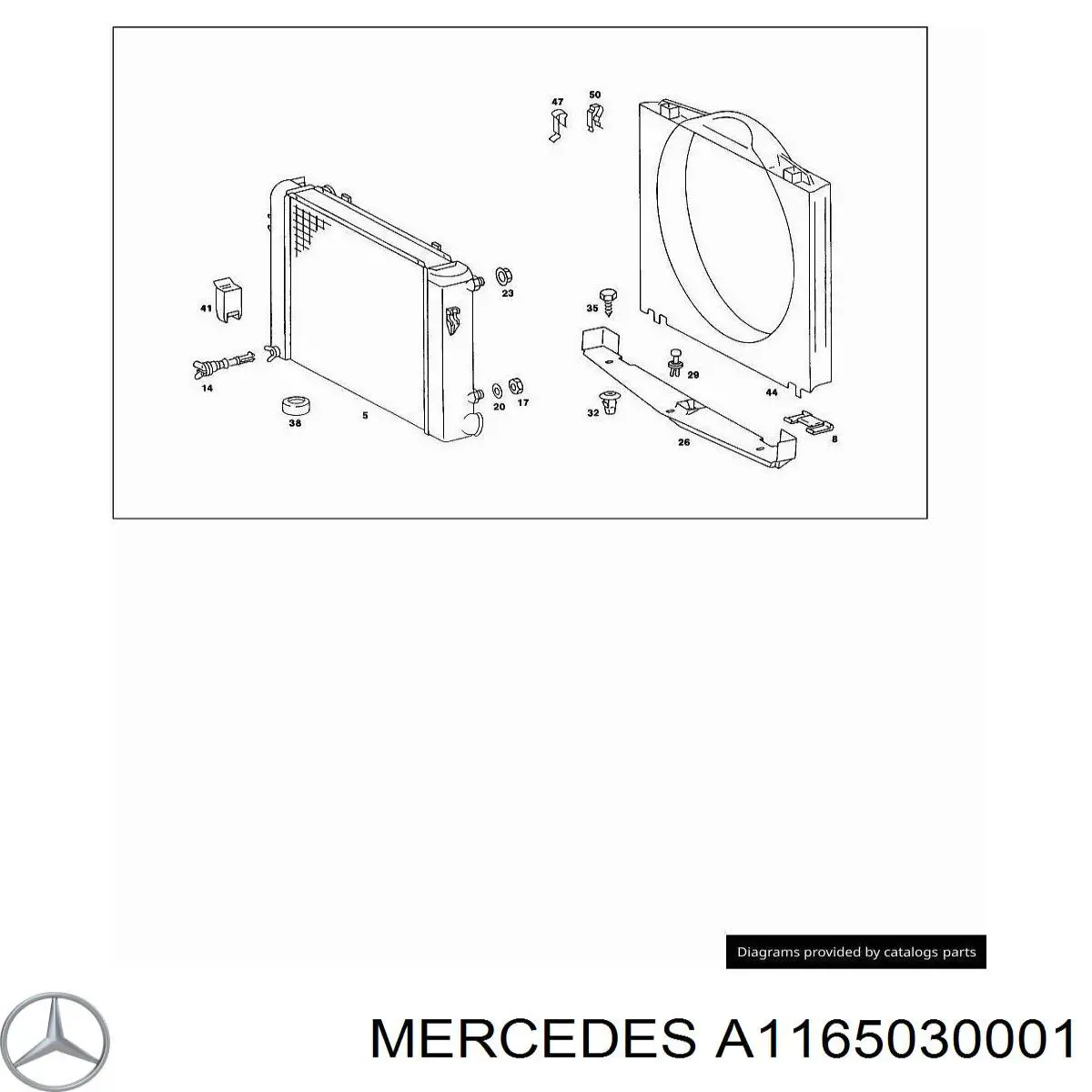 A1165030001 Mercedes 