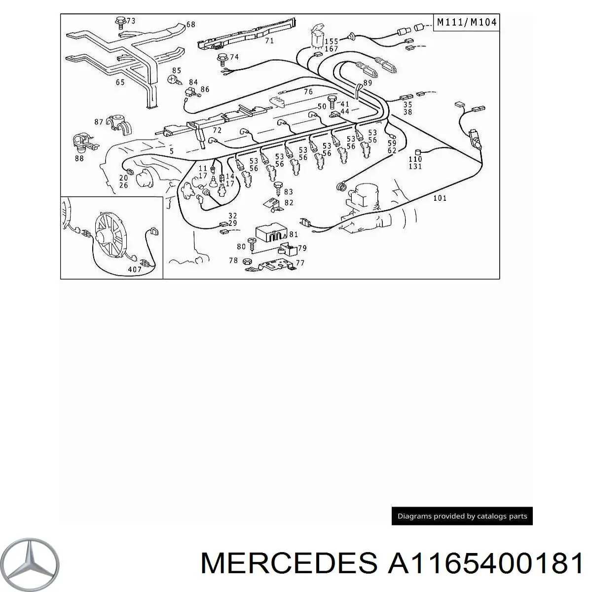  Mercedes A1165400181 preço, a partir de 35,26 USD