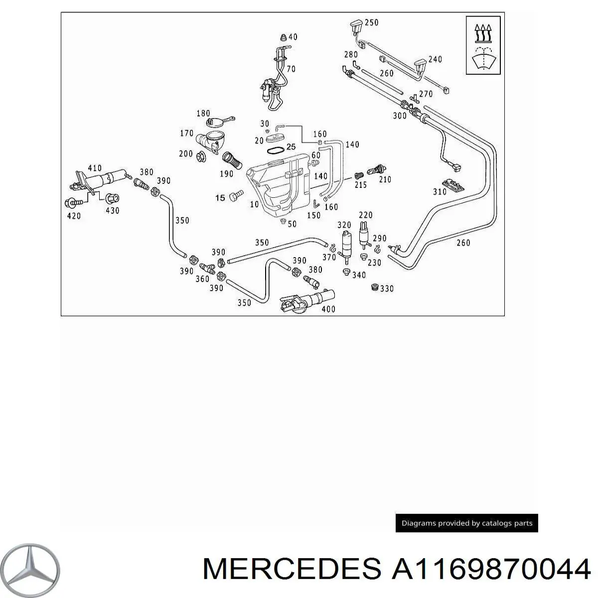 Tampa de tanque de fluido para lavador Mercedes A1169870044 preço, a partir de 3,59 USD