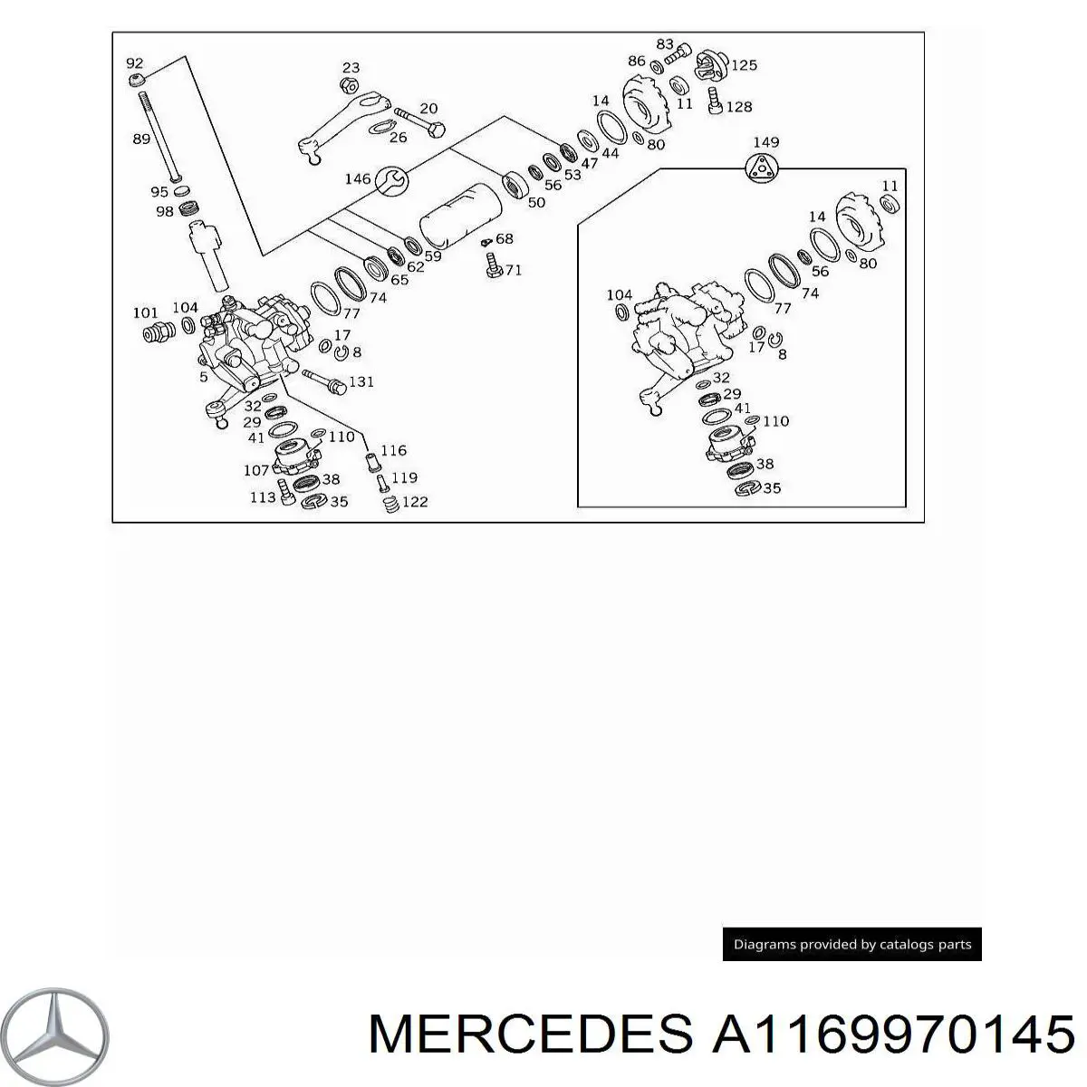  Mercedes A1169970145 preço, a partir de 5,93 USD