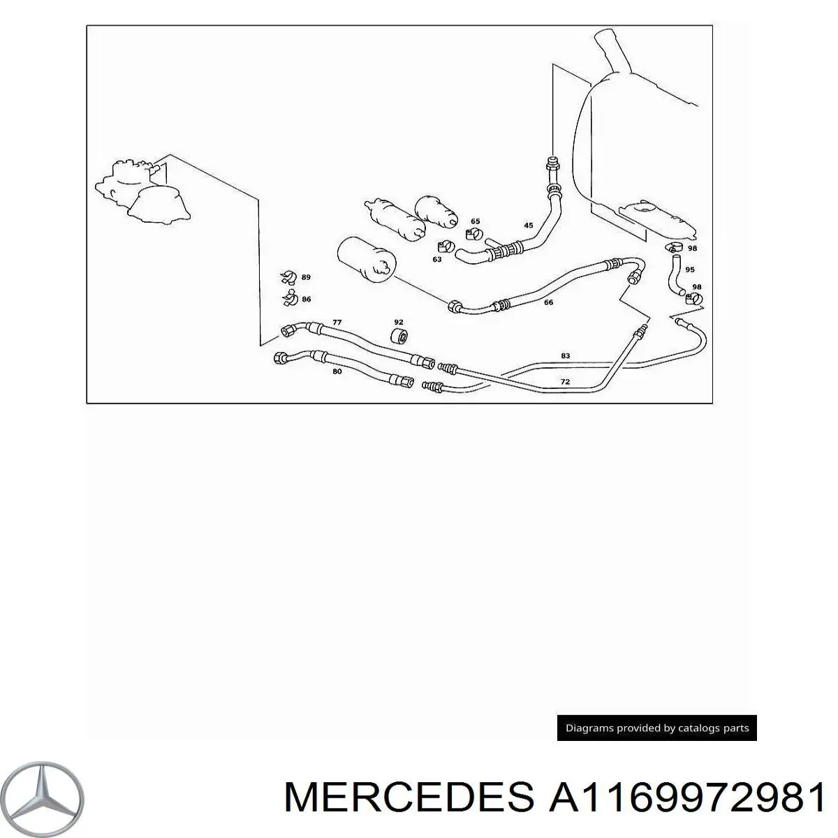 Compre A1169972981 Mercedes 