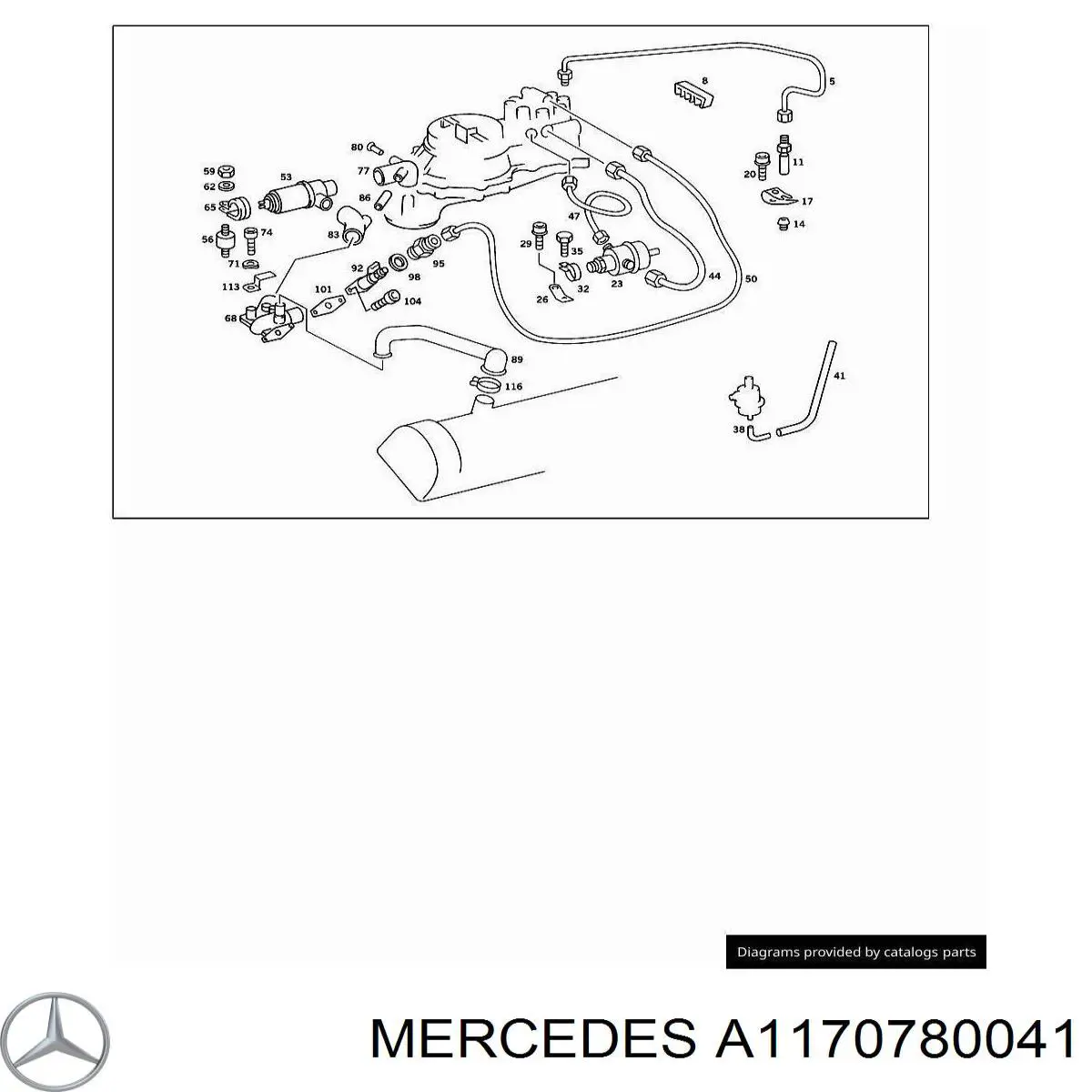  Mercedes A1170780041 preço, a partir de 20,55 USD