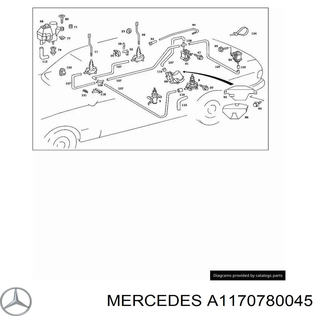 Compre A1170780045 Mercedes 