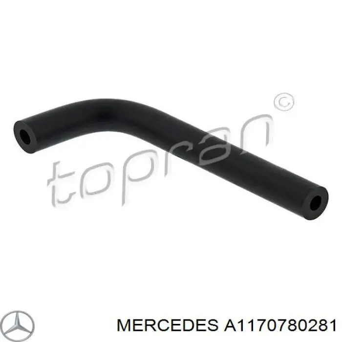 A1170780281 Mercedes Mangueira universal a vácuo