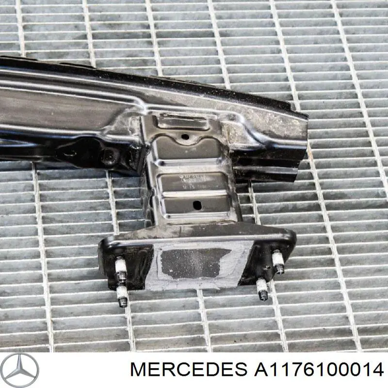 A1176100014 Mercedes Reforçador do pára-choque traseiro