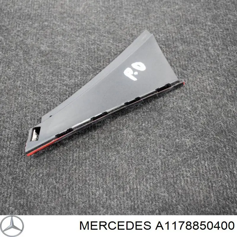 A1178850400 Mercedes Consola do pára-choque dianteiro direito