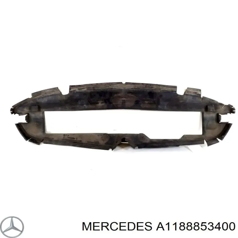 A118885340064 Mercedes Conduto de ar (defletor) do radiador