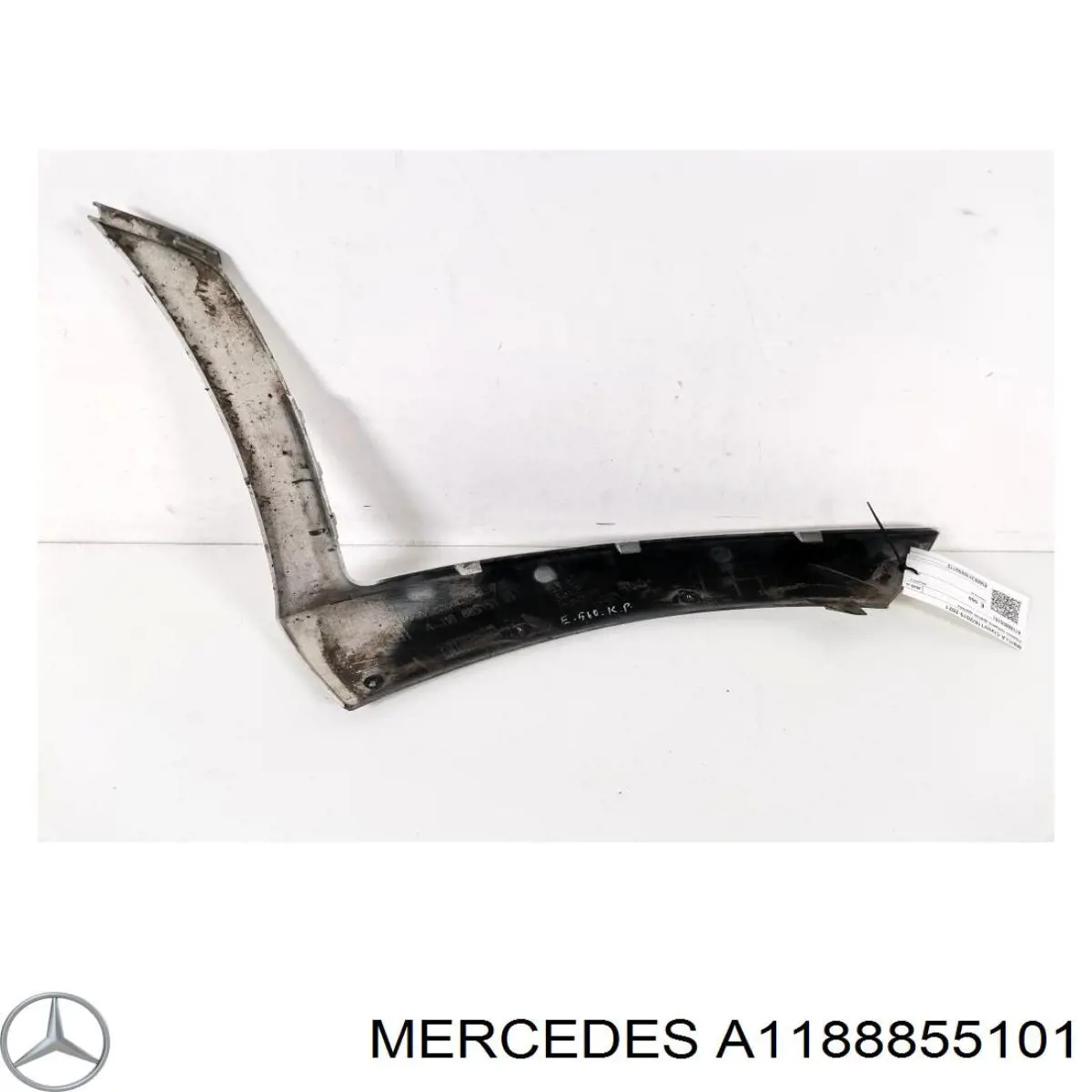 A1188855101 Mercedes Moldura esquerda do pára-choque dianteiro