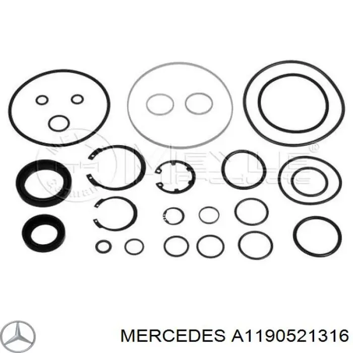 A1190521316 Mercedes Amortecedor de cadeia do mecanismo de distribuição de gás, esquerdo