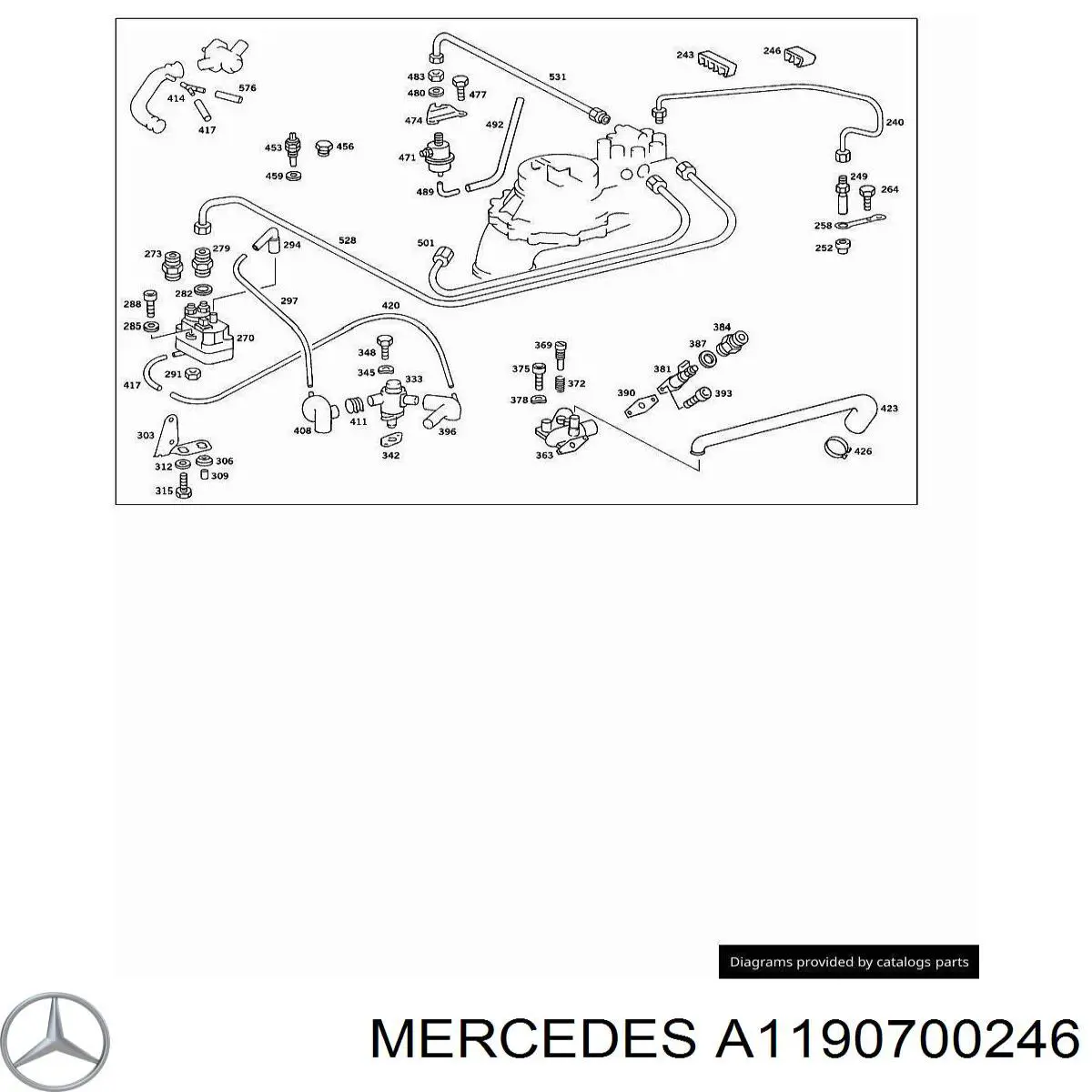 A1040700046 Mercedes Injetor de injeção de combustível