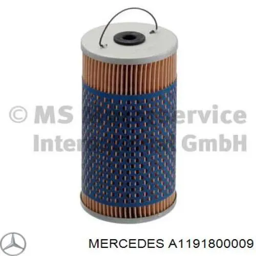 Filtro de óleo Mercedes A1191800009 preço, a partir de 9,33 USD