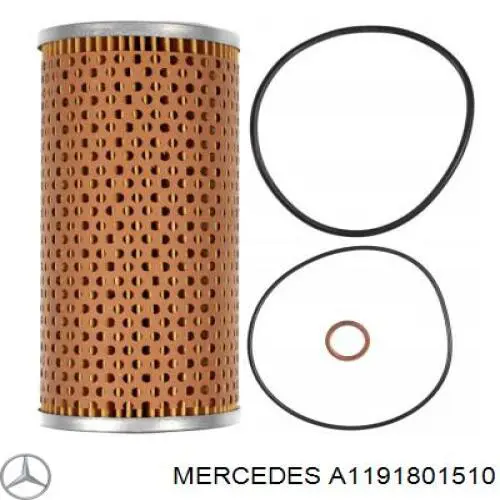 A1191801410 Mercedes Caixa do filtro de óleo