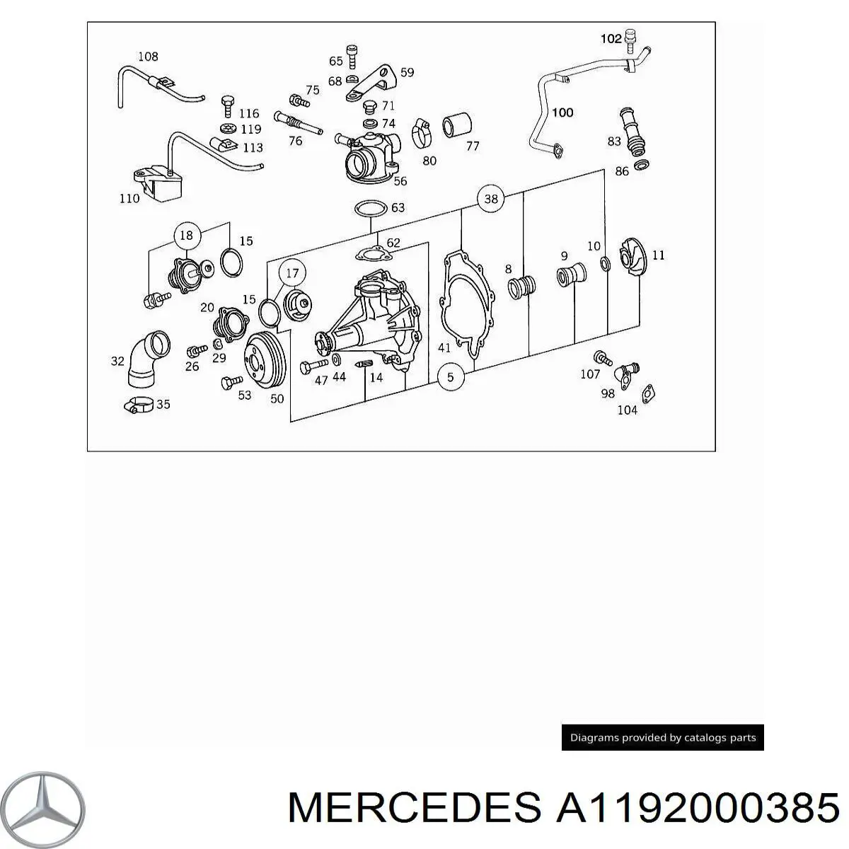 A1192000285 Mercedes 