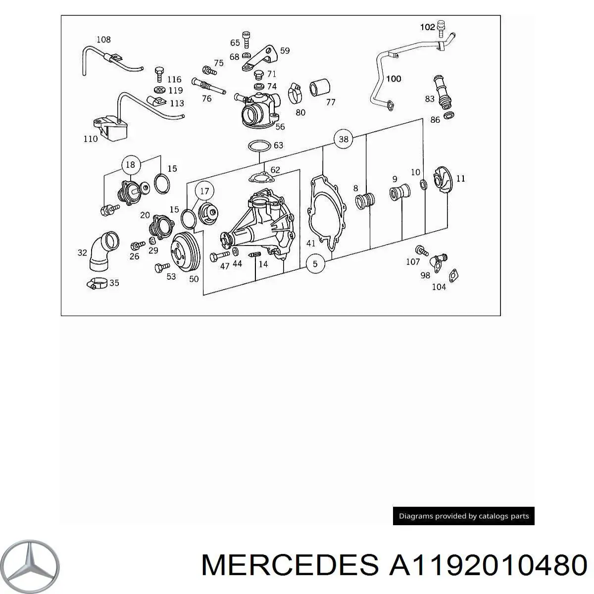 A1192010480 Mercedes 