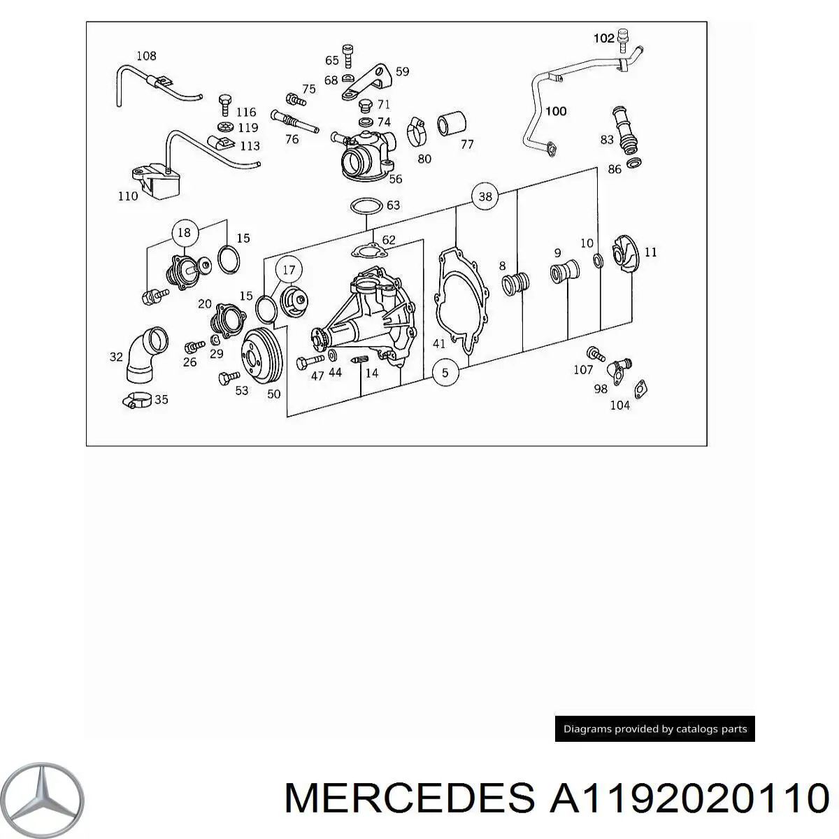 A1192020110 Mercedes 