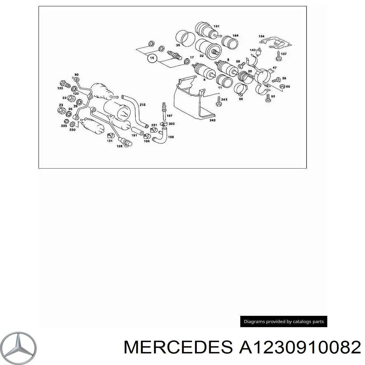 A1230910082 Mercedes 