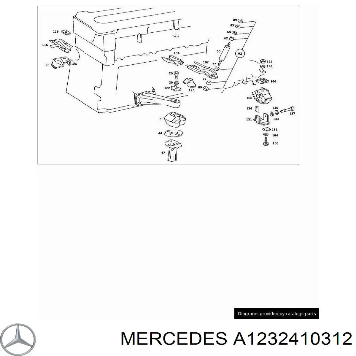 A1232410312 Mercedes 