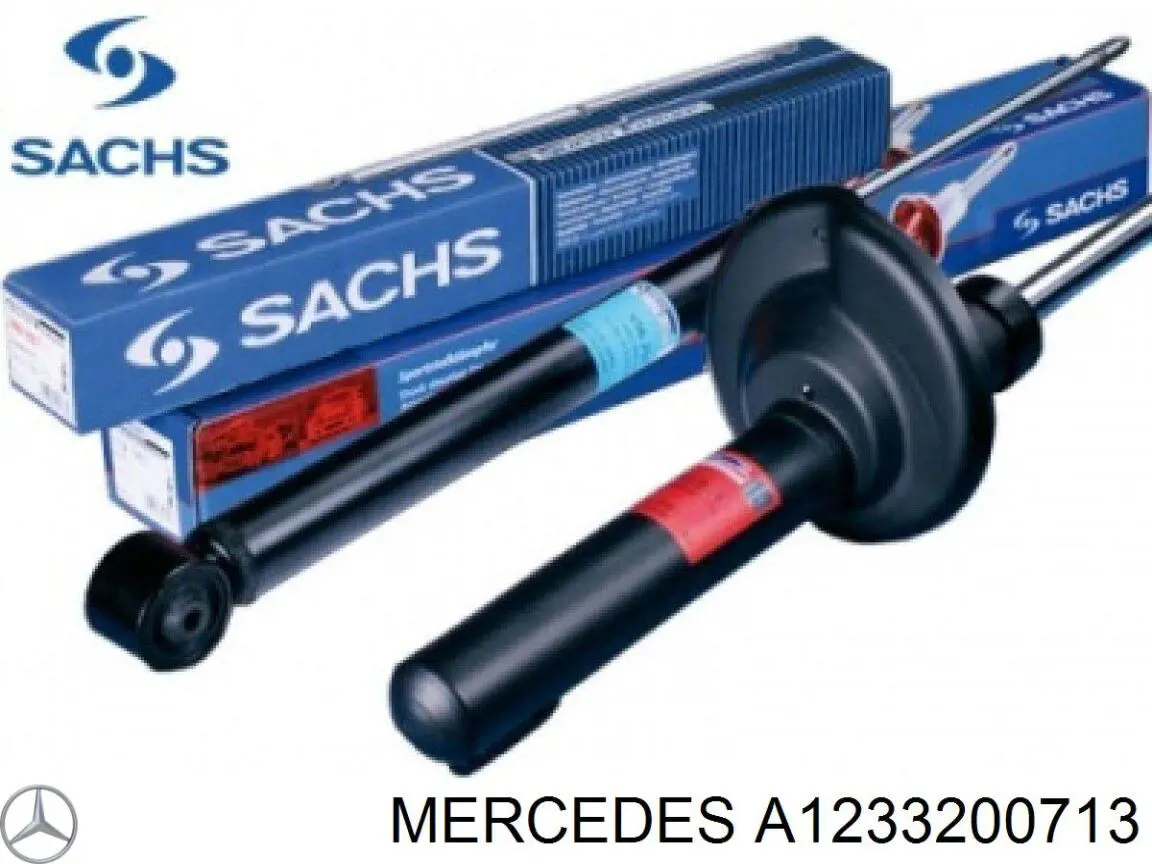 A1233200713 Mercedes Amortecedor traseiro