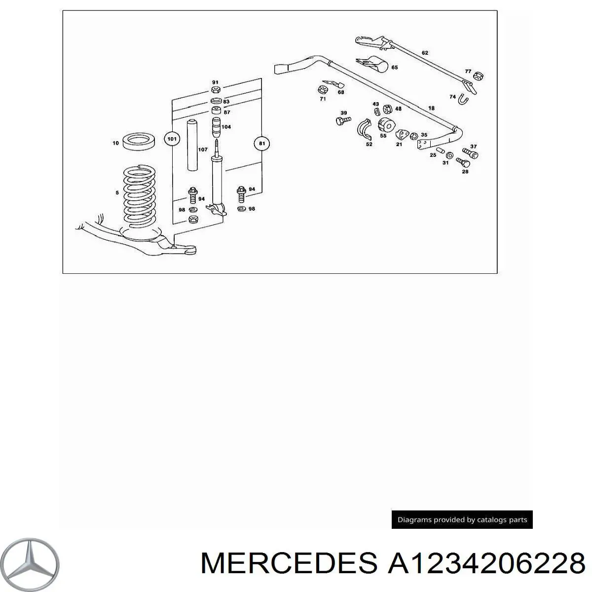 A1234206228 Mercedes 