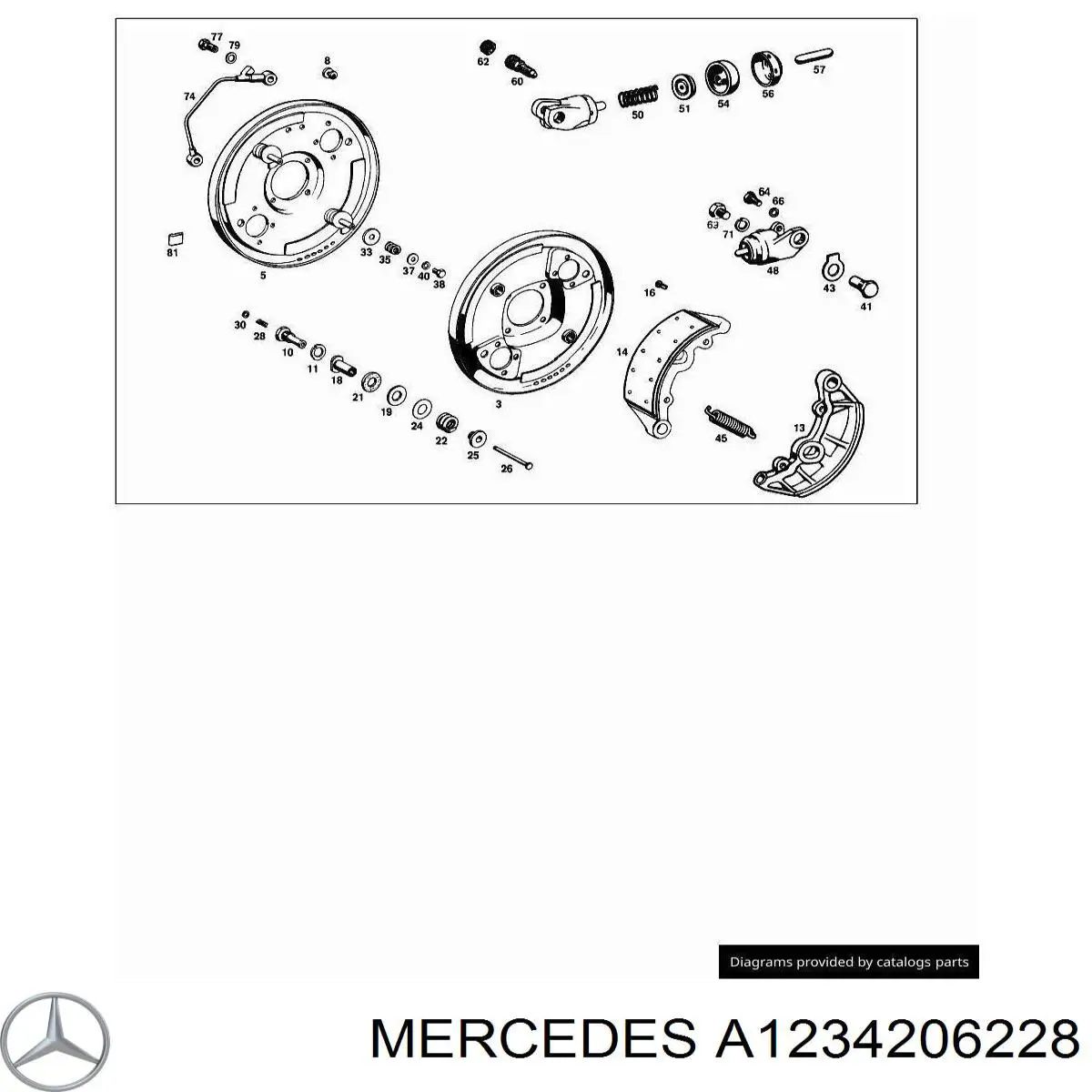  Mercedes A1234206228 preço, a partir de 93,34 USD