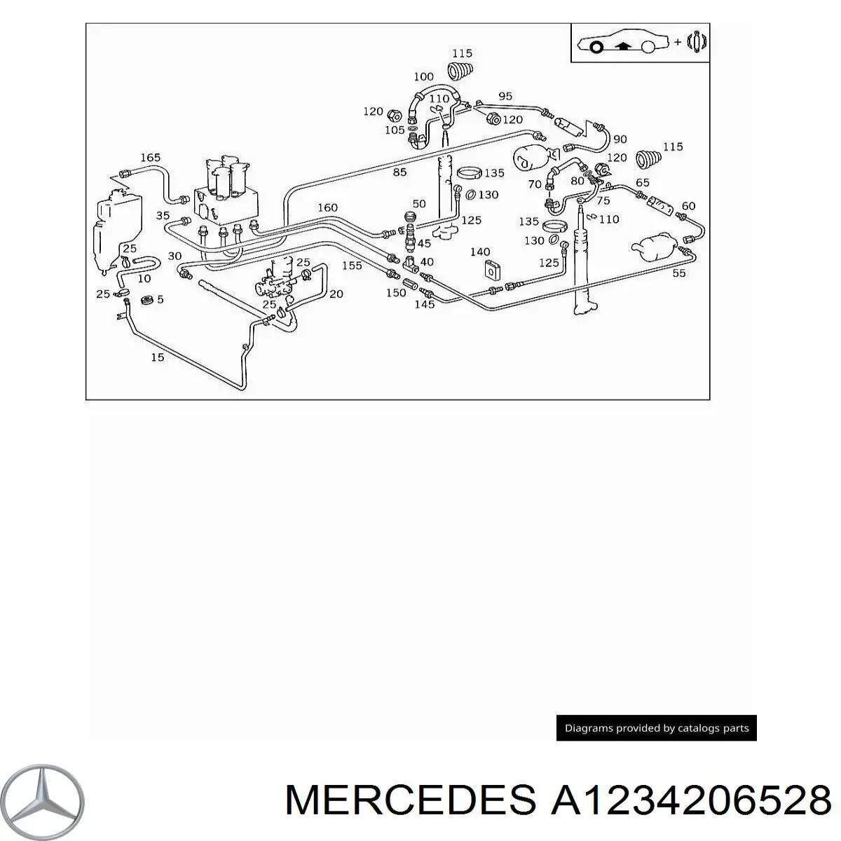  Mercedes A1234206528 preço, a partir de 40,58 USD