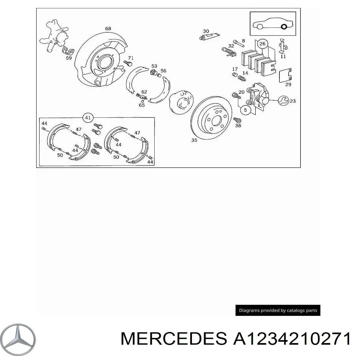  Mercedes A1234210171 preço, a partir de 17,08 USD