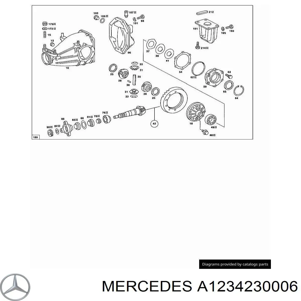 A1234230006 Mercedes 