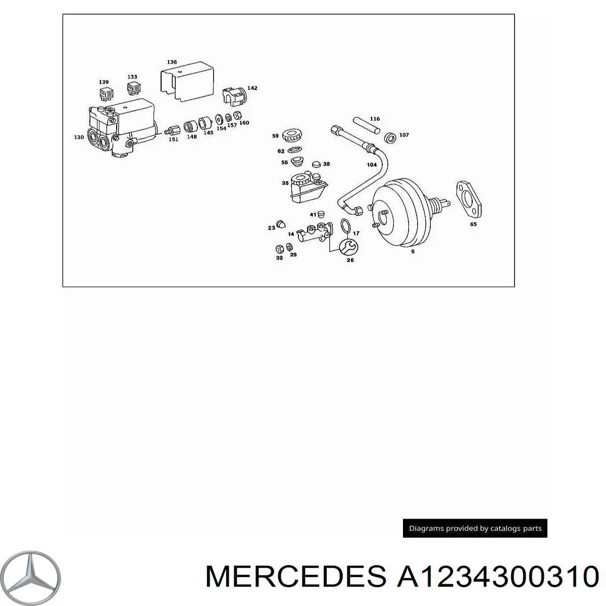 A1234300310 Mercedes 