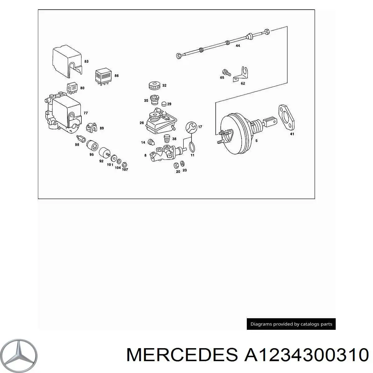 Compre A1234300310 Mercedes 