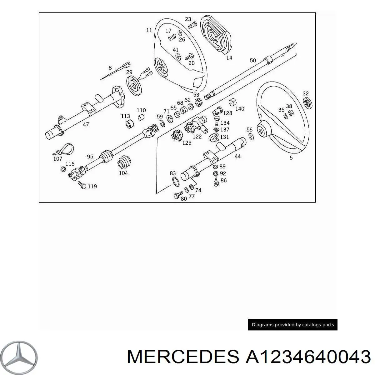 Anel AIRBAG de contato, cabo plano do volante Mercedes A1234640043 preço, a partir de 30,68 USD