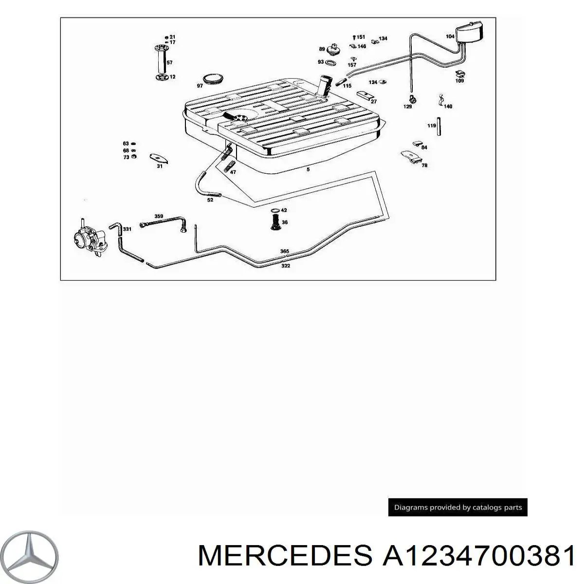  Mercedes A1234700381 preço, a partir de 180,29 USD