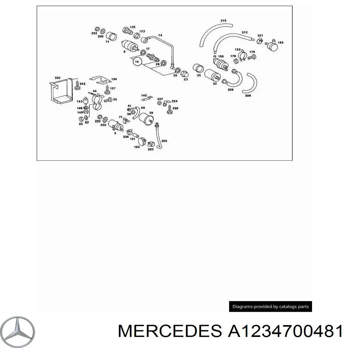 A1234700481 Mercedes 