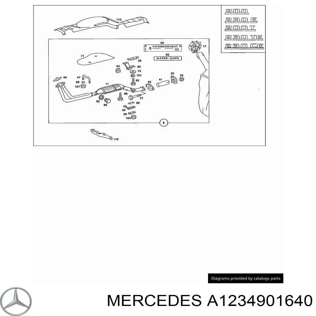 A1234901640 Mercedes 