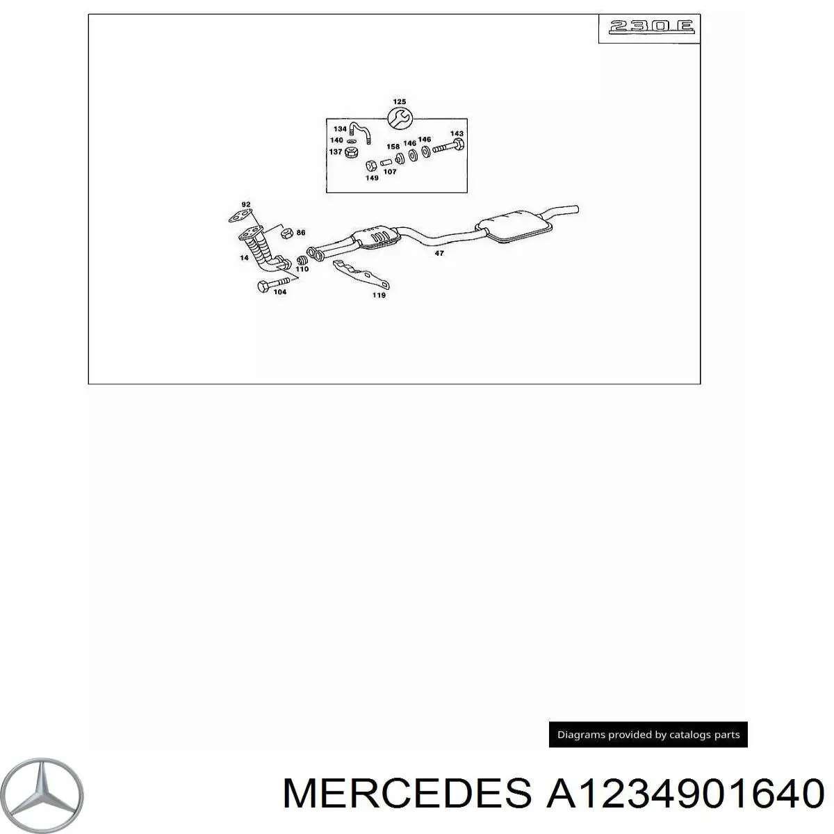  Mercedes A1234901640 preço, a partir de 123,96 USD