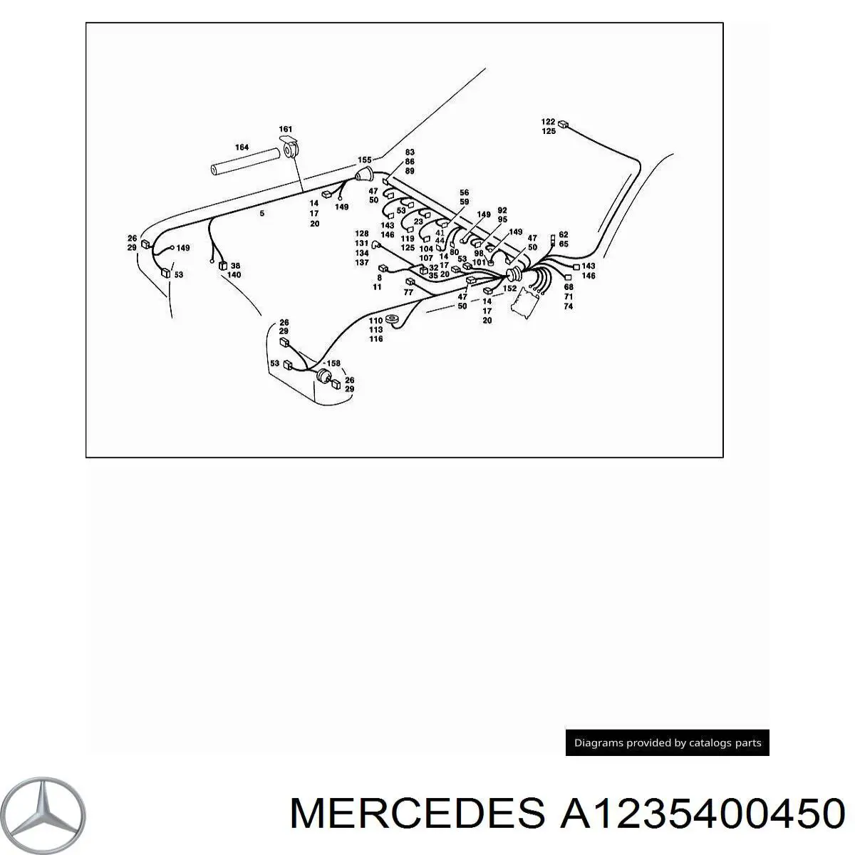 A1235400450 Mercedes Unidade de dispositivos de segurança