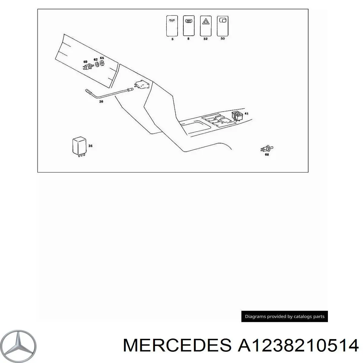 A1238210514 Mercedes 