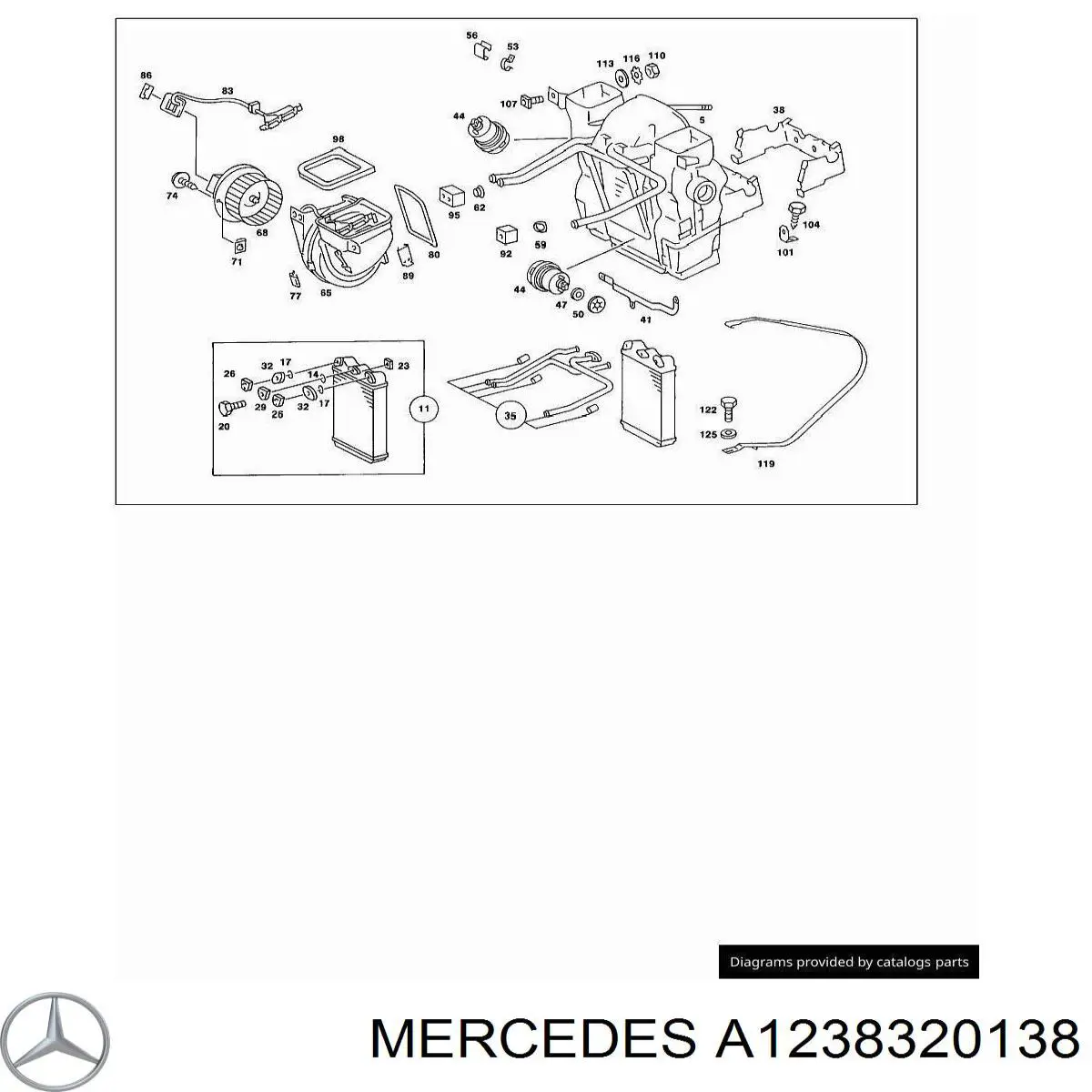 A1238320138 Mercedes 