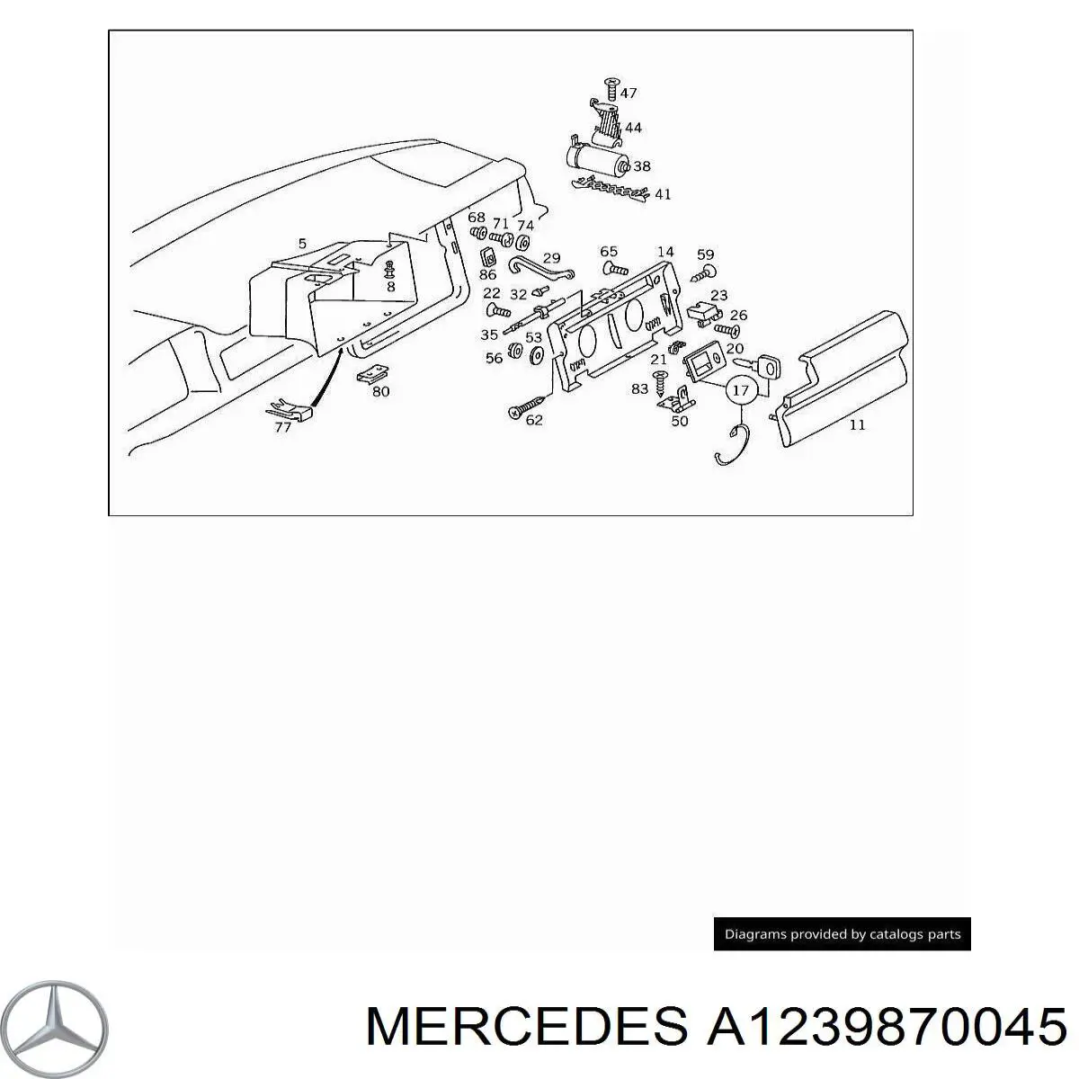 A1239870045 Mercedes 