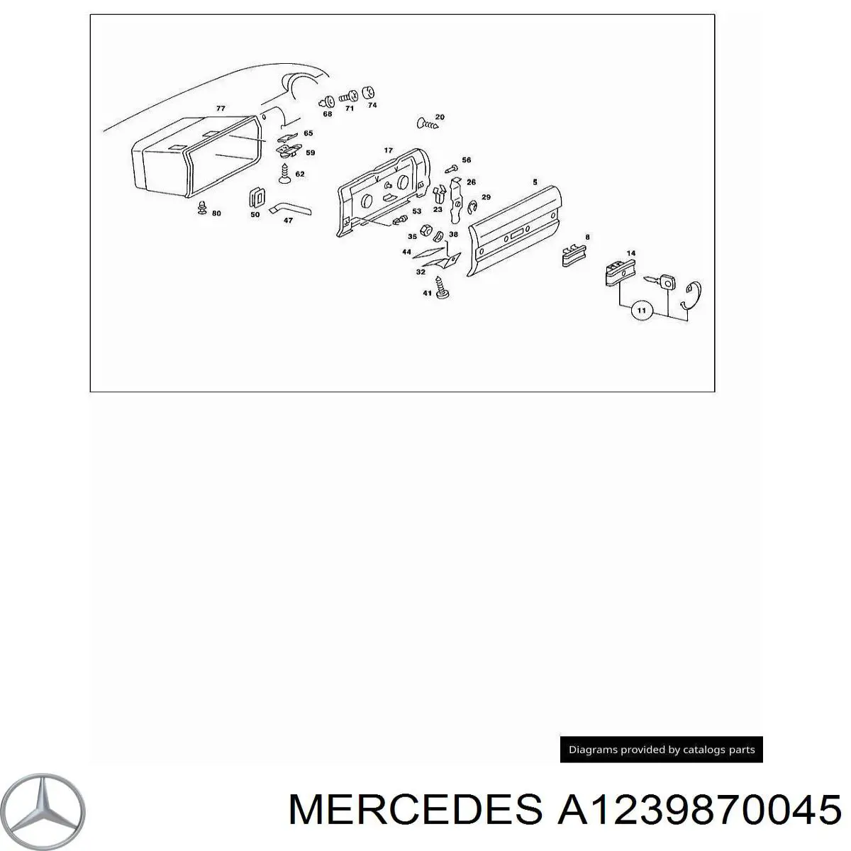  Mercedes A1239870045 preço, a partir de 15,31 USD