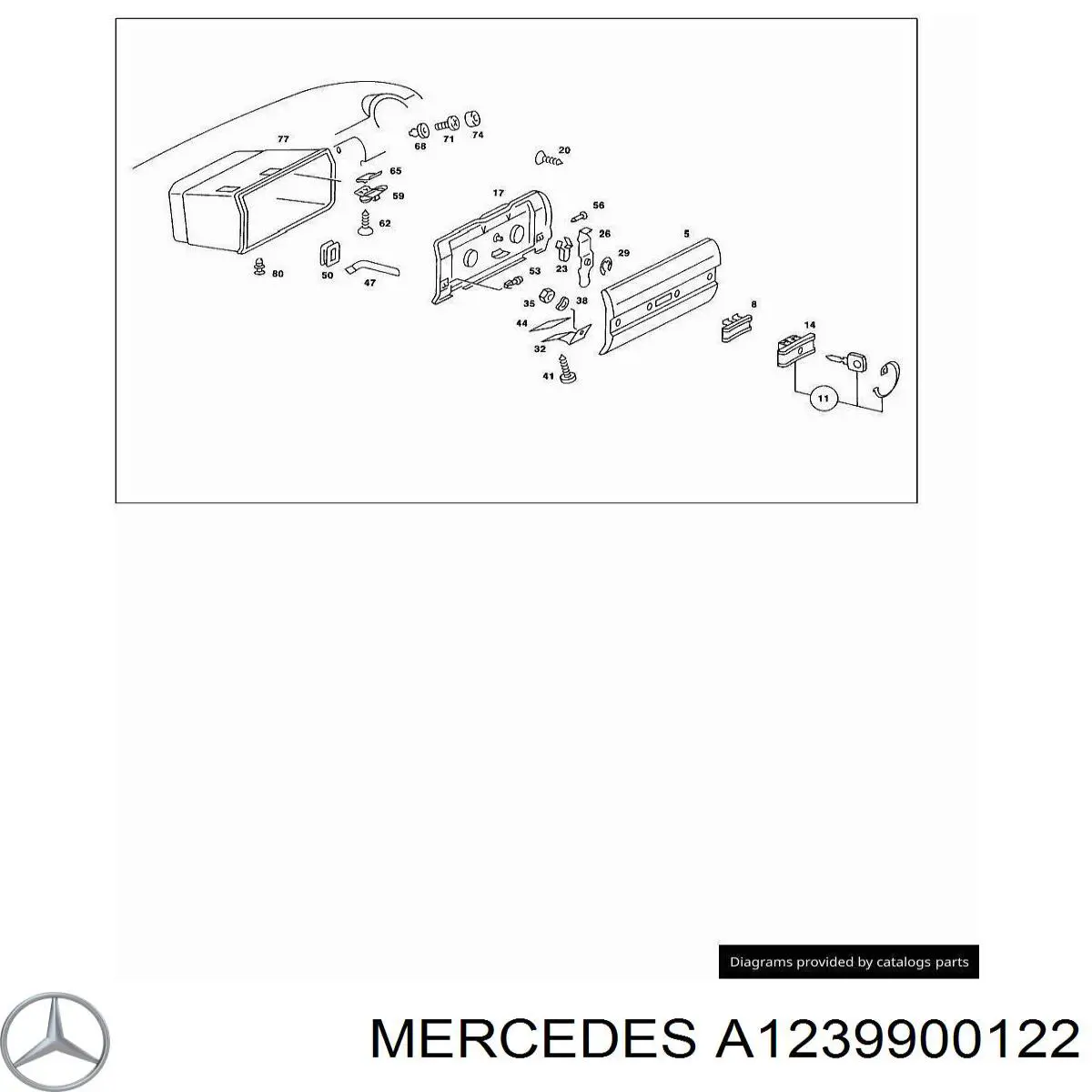 A1239900122 Mercedes 