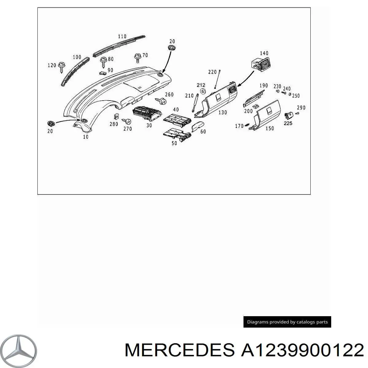  Mercedes A1239900122 preço, a partir de 3,52 USD