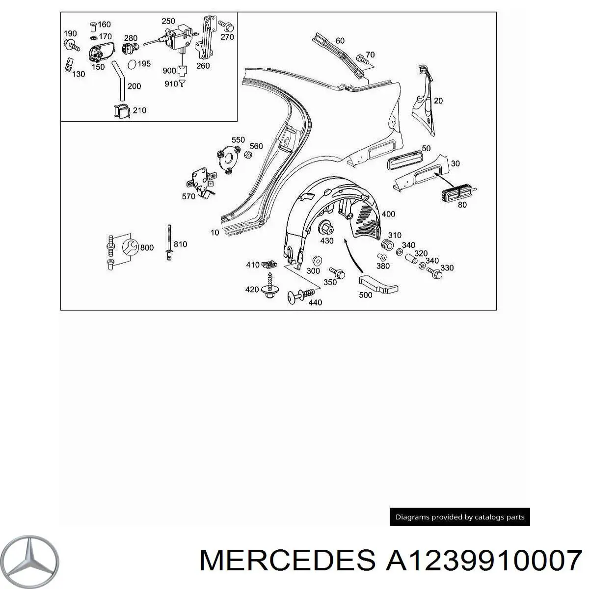  Mercedes A1239910007 preço, a partir de 3,55 USD